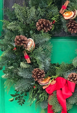 Load image into Gallery viewer, Fresh Christmas Door Wreath - Collection Date Tuesday 2nd December 2025