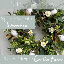 Load image into Gallery viewer, Spring Wreath Workshop ~ Sunday 13th April 2025 - 11am