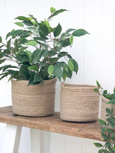 Load image into Gallery viewer, Woven Plant Pots Set