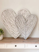 Load image into Gallery viewer, Grey Wash Willow Heart