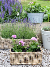 Load image into Gallery viewer, Rattan Windowsill Planter