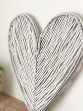 Load image into Gallery viewer, Grey Wash Willow Heart