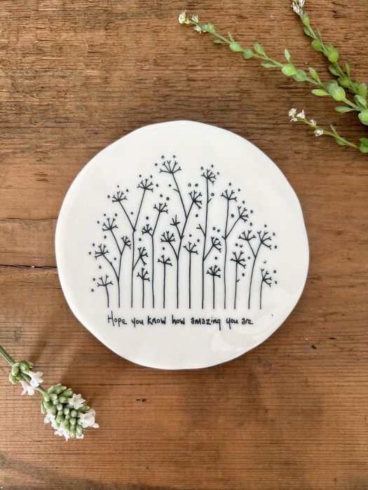 NEW ~ Round Coaster 'Hope you know ...'
