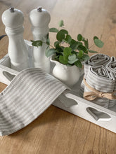 Load image into Gallery viewer, Country Grey Ticking Napkins
