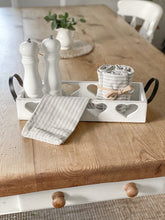 Load image into Gallery viewer, Country Grey Ticking Napkins
