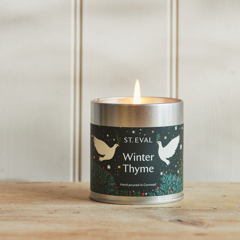 Winter Thyme  Tin Candle