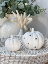 Load image into Gallery viewer, Ceramic Pumpkin Tealight Holder
